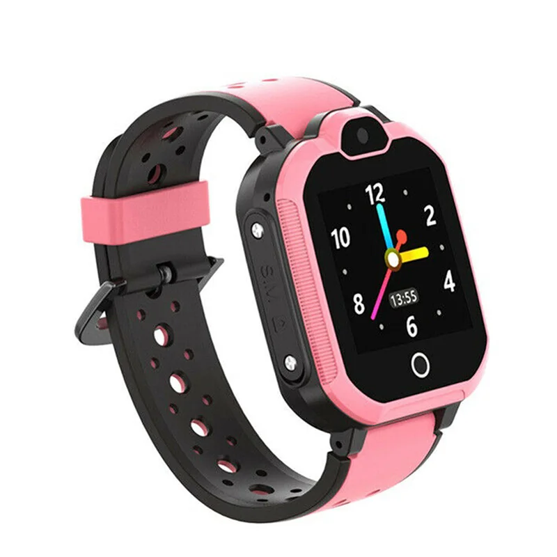Kids 4G Smart Watch GPS Locator Dual-Core Alarm Bluetooth WiFi for Children Gift PUO88