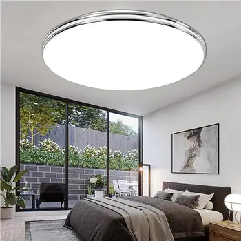

LED Ceiling Lights Panel Downlight Flush Mount Lighting Modern Hallway Living Room Wall Lamp Round 220V 12-72W