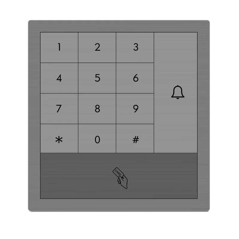 High Quality 125Khz EMID RFID Touch Key Standalone Access Control Keypad Wiegand Reader Wg26_out - Famidy.com