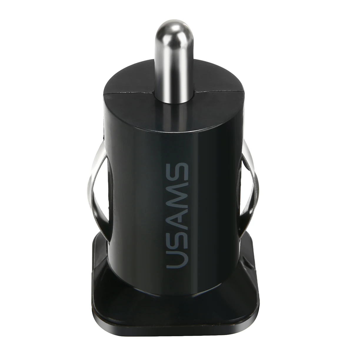 For i-Phone i-Pad 1pc Black Dual 2 USB Car Charger Mini Travel Size Auto Car Cigarette Lighter Adapter 12V 3.1A Mayitr