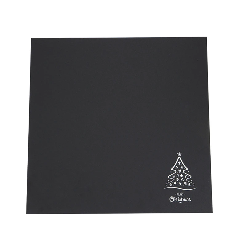 

3D Printer Accessories Christmas Series 300x300Mm Hot Bed Platform Sticker Black Christmas Tree For Tevo Tornado Lulzbot Taz6 Pr