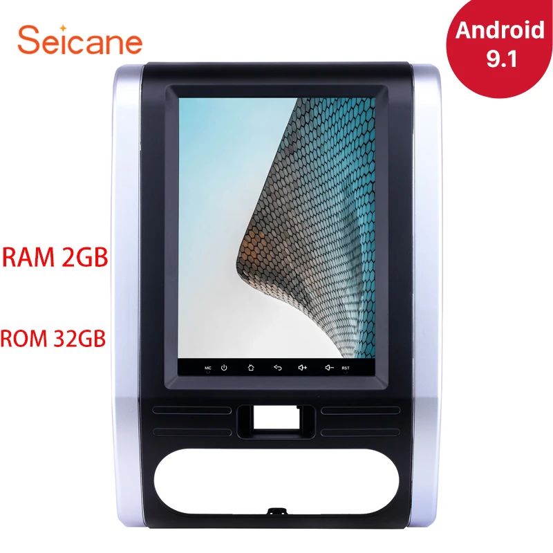 Seicane 9.7 inch Android 9.1 Car GPS Navigation Radio Unit Player for 2008-2011 2012 Nissan X-Trail MX6 support TPMS 4G Net