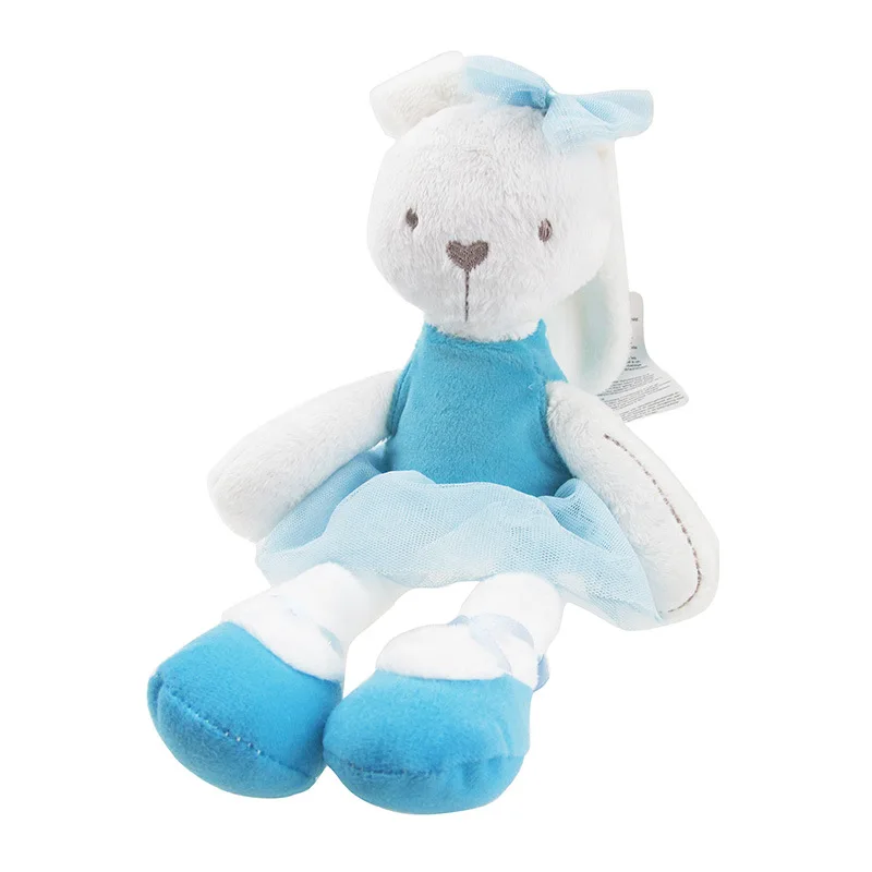 Baby Toys Cute Rabbit Sleep Soothing Doll Plush Toys Baby Girl Fashion Toy Kids New Year Holiday Gift For Girls Wholesale
