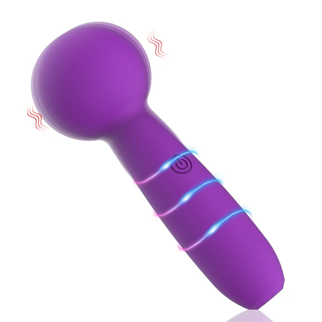 Mini Elektrische Massage Stick Multi Speed Vibration AV Zauberstab Vibrator G-punkt Orgasmus Dildo Klitoris Stimulation Sex Spielzeug für Frauen