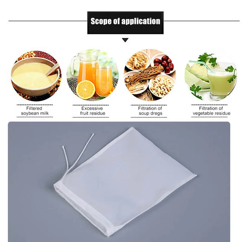 Cold Brew Coffee /& Strainer and Filter Cheese Cloth Mesh Bag For Nut Milk