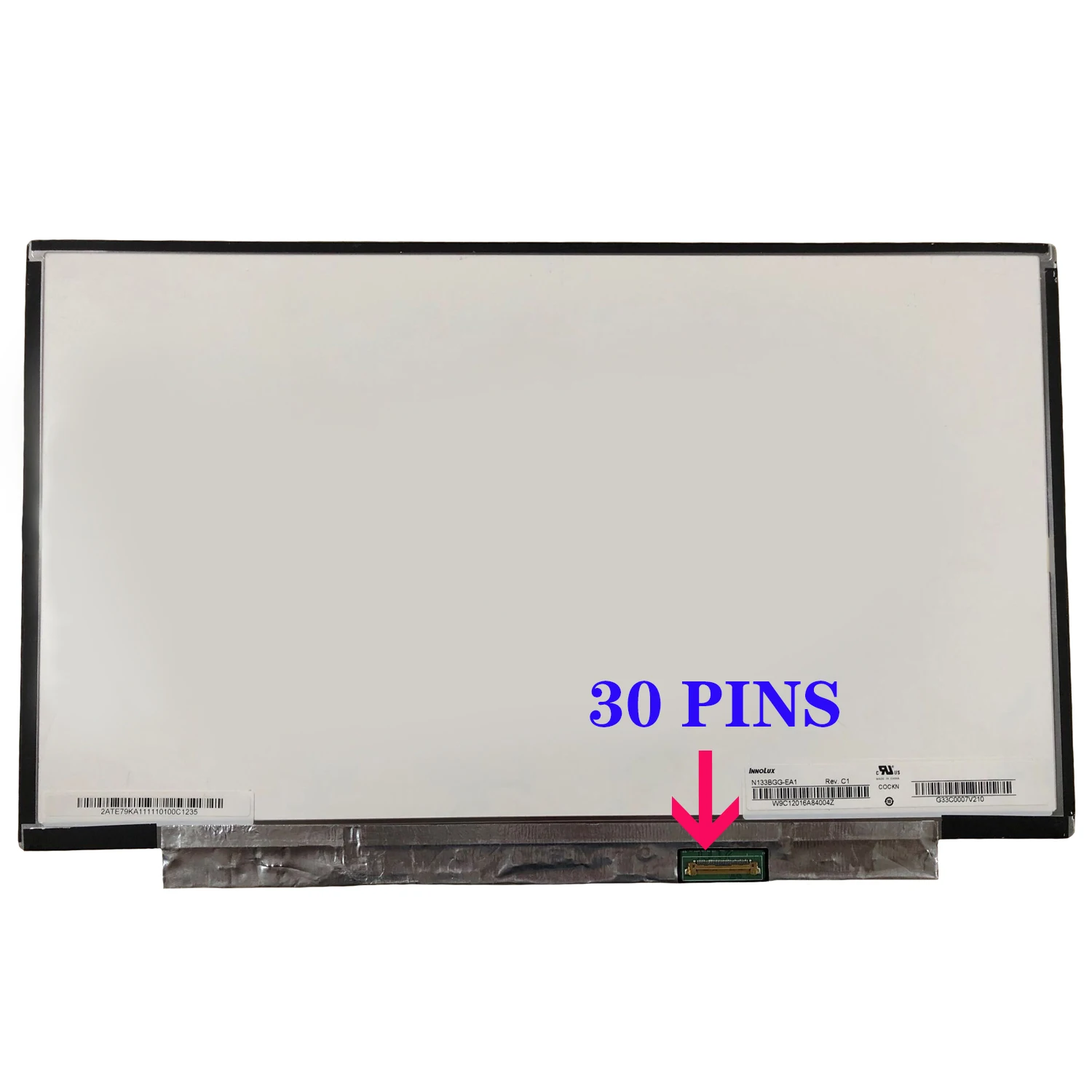 

For 13.3 Inch Laptop LCD Display Panel N133BGE-EA1 N133BGE-EB1 N133BGE-EA2 NT133WHM-N23 HD 1366*768 30 Pins Matrix Screen