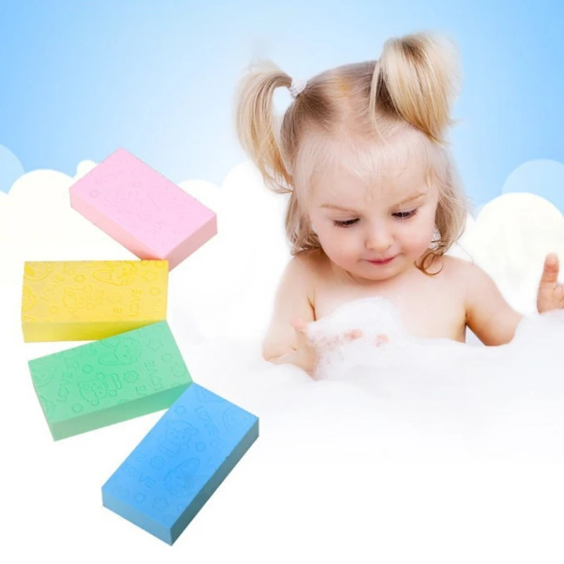 Magic Bath Sponge Exfoliating/Dead Skin Removing Sponge Body Massage Cleaning Shower Brush Bath Tools Bathroom For Kids Adult