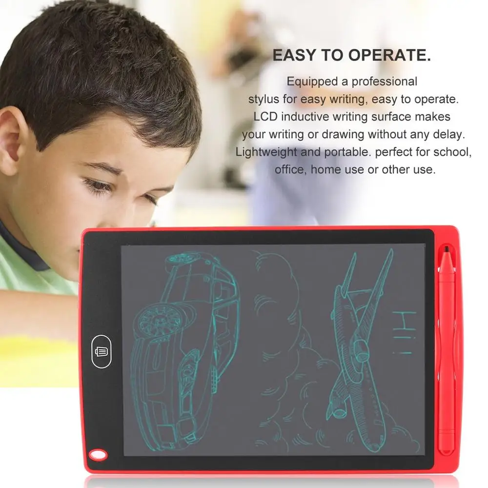 

8.5" LCD Writing Tablet of Environmental Protection Portable Digital Drawing Handwriting Board For Home Office Note-taking