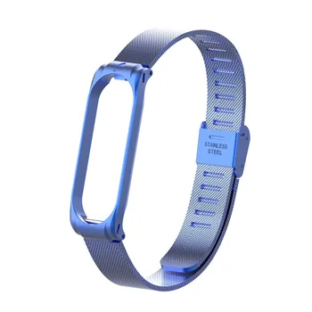 

For Xiaomi Mi Band 4 Smart Watch Accessories Replacement Stainless Steel Mesh Belt Wristband Watch Strap Wriststrap Watch Band