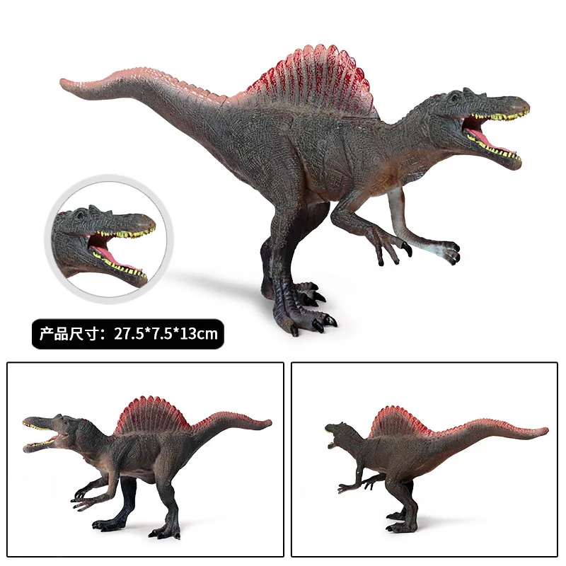 Jurassic Simulated Dinosaur Models New Style Spinosaurus High Spinosaurus Model Children Plastic Toys Decoration