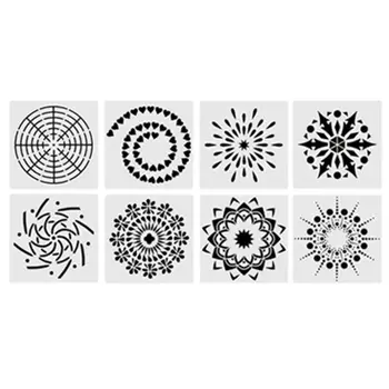 

35pcs/set Mandala Dotting Tools for Painting Rock Stone Pen Stencil Brush Tray Kit