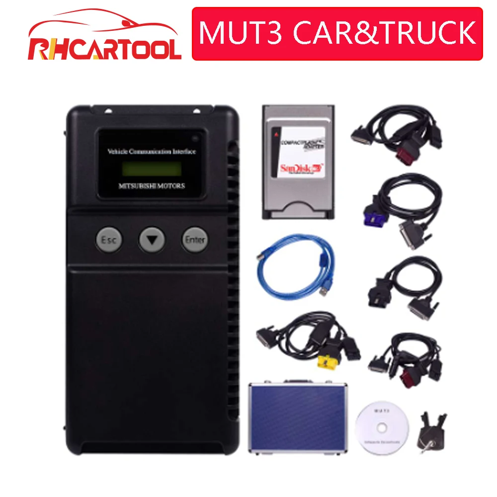 

Top-Rated MUT3 diagnostic-tool Multi-language MUT-3 Support ECU Programmer Mitsubishi MUT3 MUT 3 Car and Truck Diagnostic Tool