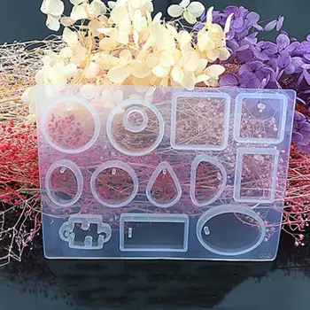 

Doreen Box Silicone Resin Mold Geometric Pendants Jewelry Making Rectangle White Mixed 15.4cm(5 6/8") x 11.6cm(4 5/8"), 1 Piece