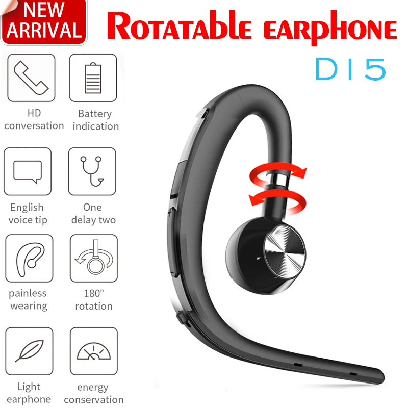 TWS беспроводные Bluetooth наушники для бизнес-вождения автомобиля одно ухо сенсорное