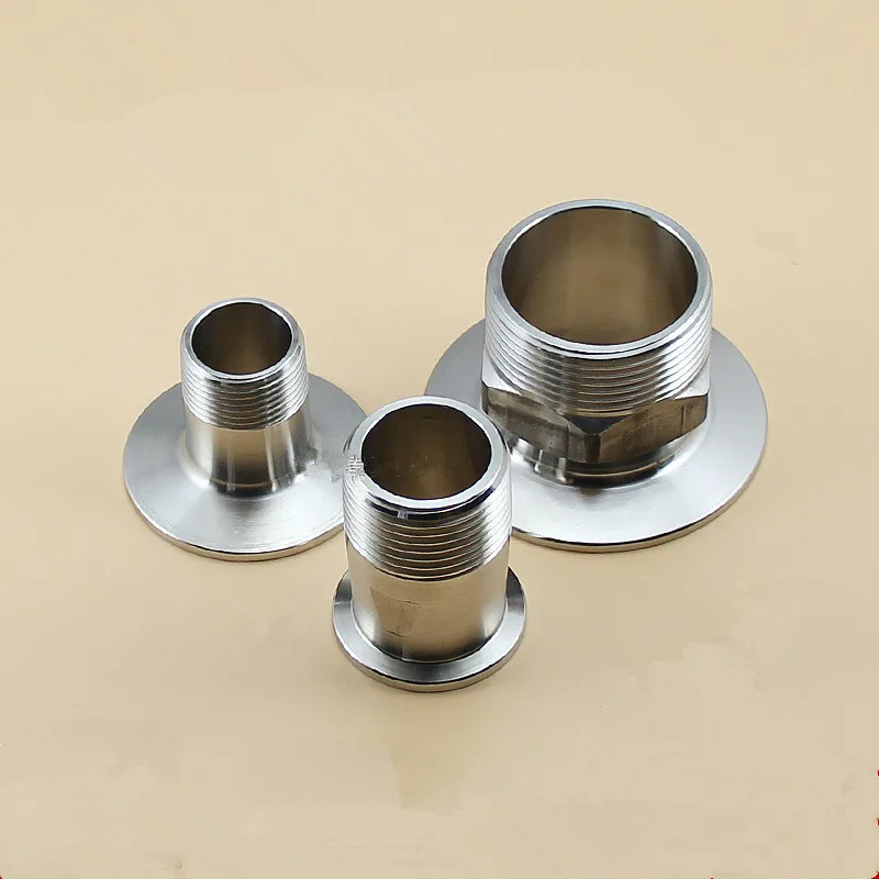 pces vacuo conector de rosca externa aco inoxidavel montagem rapida fio exterior conexao montagem equipamentos vacuo 03