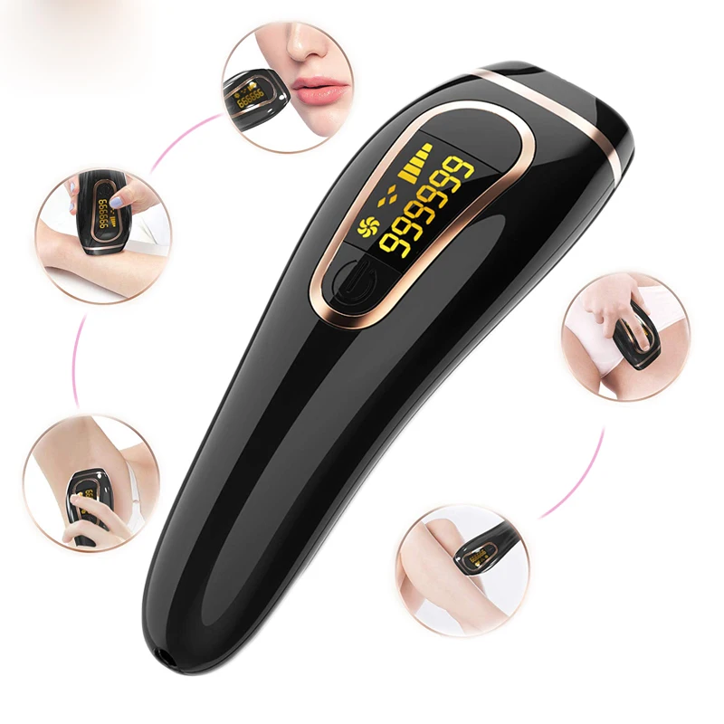 

Professional Permanent IPL Hair Removal Laser Epilator For Women 999999 Flash LCD Display Bikini Ipl Laser Hair Removal Machine