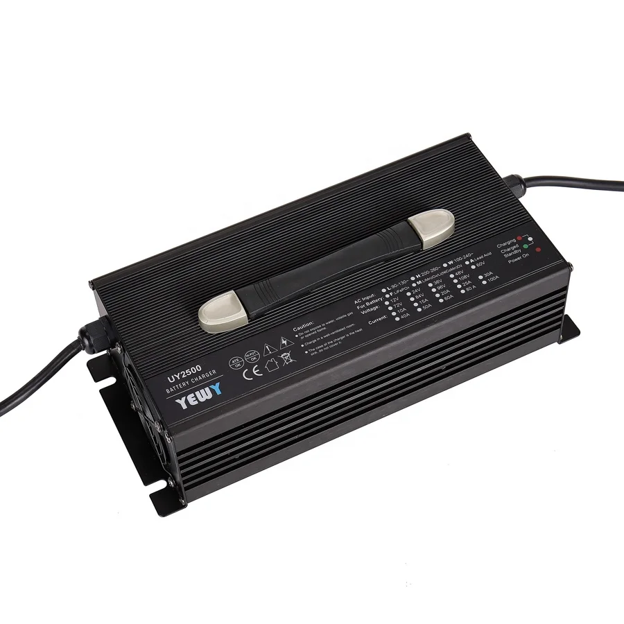 

UY2500 max power battery charger 42 volt electric forklift battery charger 36V 45A