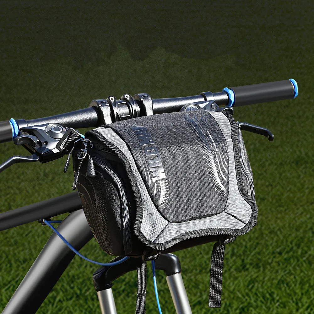 LKN Bicycle Handlebar Pack Front Basket Waterproof Front Bag with Dustproof Waterproof Cover