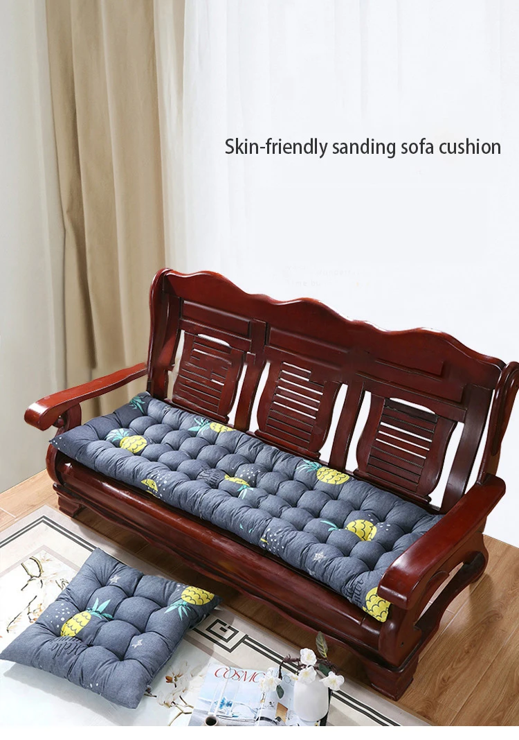 Thick Bench Seat Cushion For Indoor Backrest Chair Seat Pad Sofa Decorative Cushions Tatami Long Bench Cushion Home Decor lounge chair cushions