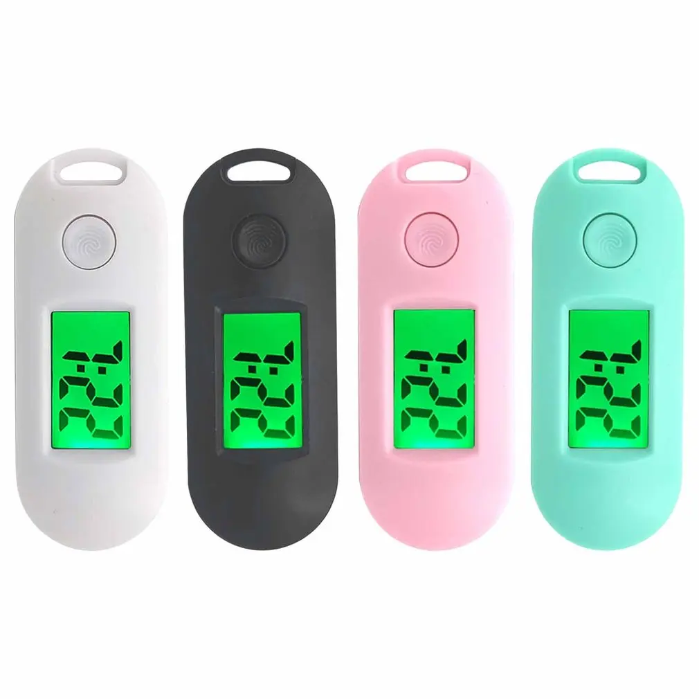 Student Keychain Watch Digital Electronic Watch Quiet Test Pocket Watch High Light Transmission Glass Pocket Watch