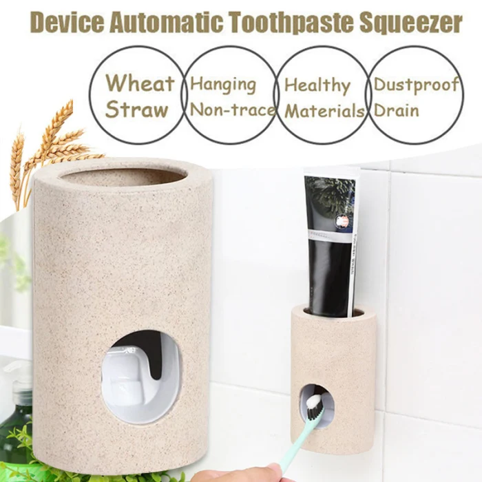 Automatic Toothpaste Dispenser Squeezers Wall Mount Rack for Bathroom TP899