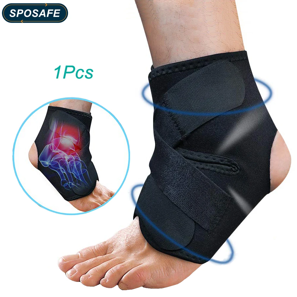 

SPOSAFE 1Pcs Ankle Brace Provides Ankle Foot Support for Sports Training Injury Rehab Arthritis Ankle Wrap Compression Sleeve