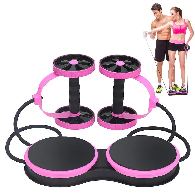 Revoflex Xtreme Multifunctional Chest Expander Power Roller Household Abdominal Wheel Fitness Wheel AB Rocket