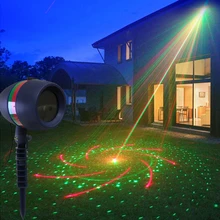 Projecteur Laser à ciel étoilé en mouvement, éclairage de paysage rouge et vert, lumière de scène pour fête de noël, jardin extérieur, lampe de pelouse
