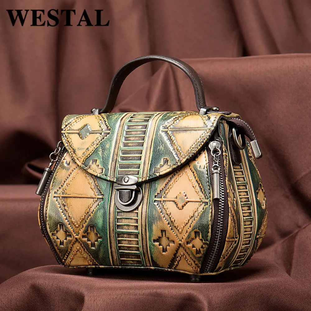 

New imprint leather lady one shoulder bag retro style lady handbag