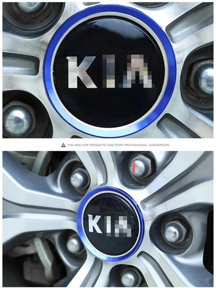 Автостайлинг кольцо ступица для Kia Borrego Carens carennival Ceed Niro Optima Picanto Sorento 2 3