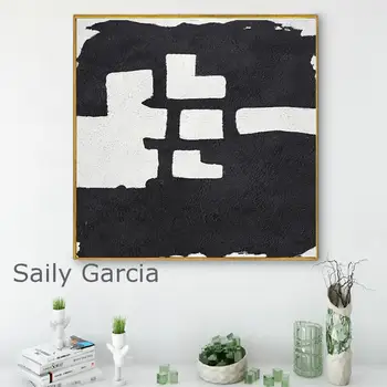 

Canvas Wall Art Printed Poster Black and White Modern Minimalist Hanging Pictures for Living Room Modern Home Decoration