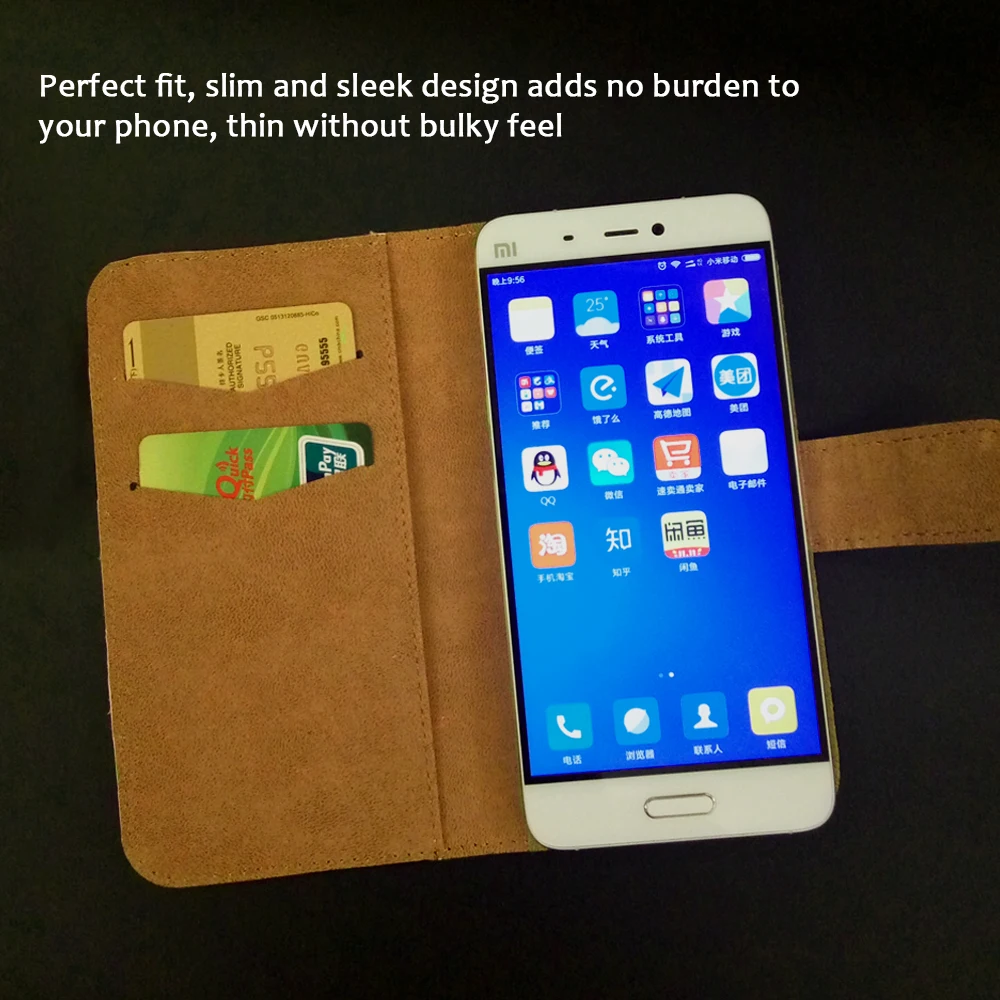 6 Colors Cubot J10 Case 4" Leather Fashion Luxury Multi-Function J10 Cubot Cases Phone Cover Card Slots 4