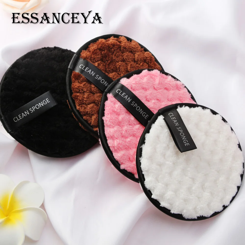 ESSANCEYA 1/2/3 шт салфетки из микрофибры колодки жидкость для снятия Полотенца для чистки лица и глаз полотенце для макияжа многоразовые хлопок двойной слой салфетка для протирания
