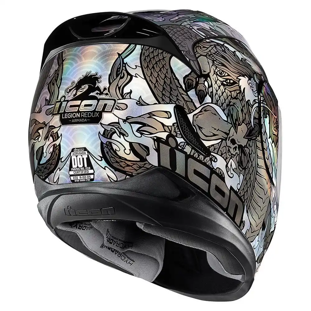 Kask entegre simgesi airmada Legion motosiklet motorlu ekipmanları  motozapchasti motosiklet yedek parçaları - AliExpress