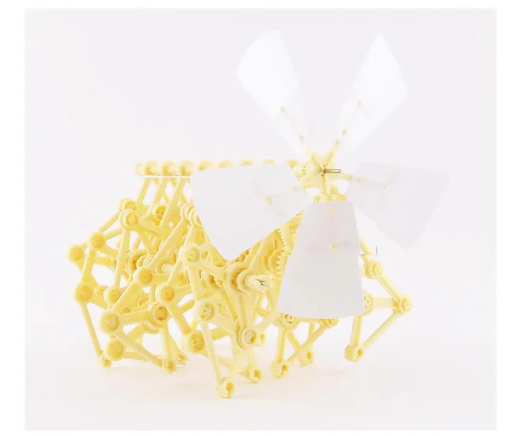 Новые творческие головоломки ходьба 3D DIY сборка strandbeest мощная модель ветросиловой комплекты ходунков робот игрушки Дети Мальчики Подарки