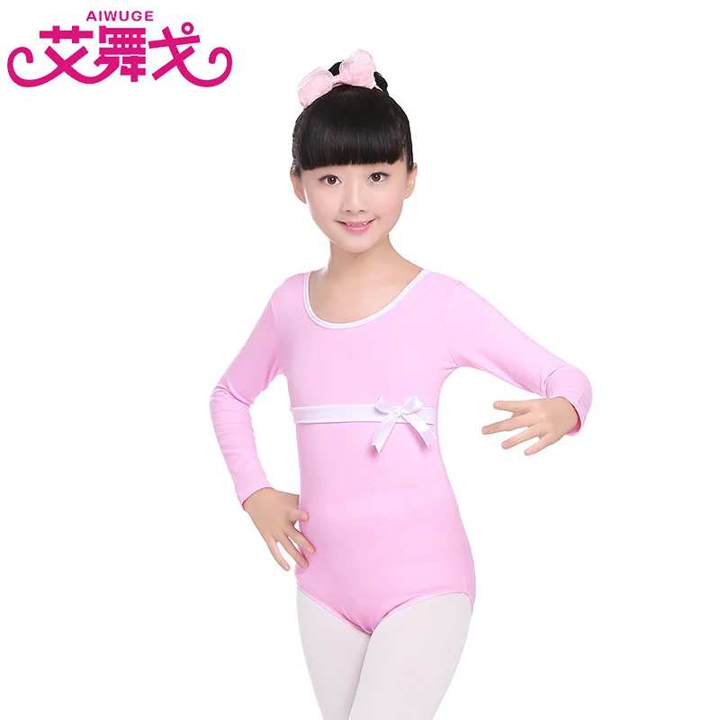 

Children Dance Costume Summer Short-sleeved Girls Ballet One-piece Dancing Dress Exercise Clothing Butterfly Gym Outfit