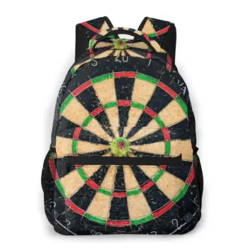 

2020 Unisex Darts Target Old Games Female Travel Daypack Laptop Backpack Book Schoolbags Feminina School Casual Women Bag