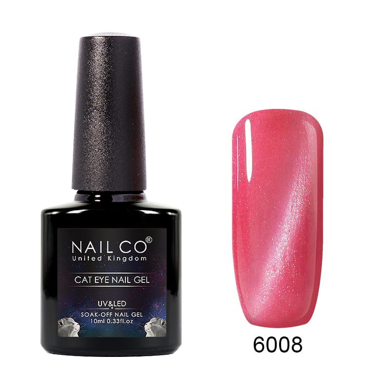 6008 NAILCO Гель-лак для ногтей кошачий глаз 10 мл Радужный цвет УФ светодиодный Гель-лак для ногтей впитывающий лак для ногтей Гель-лак - Цвет: 6008