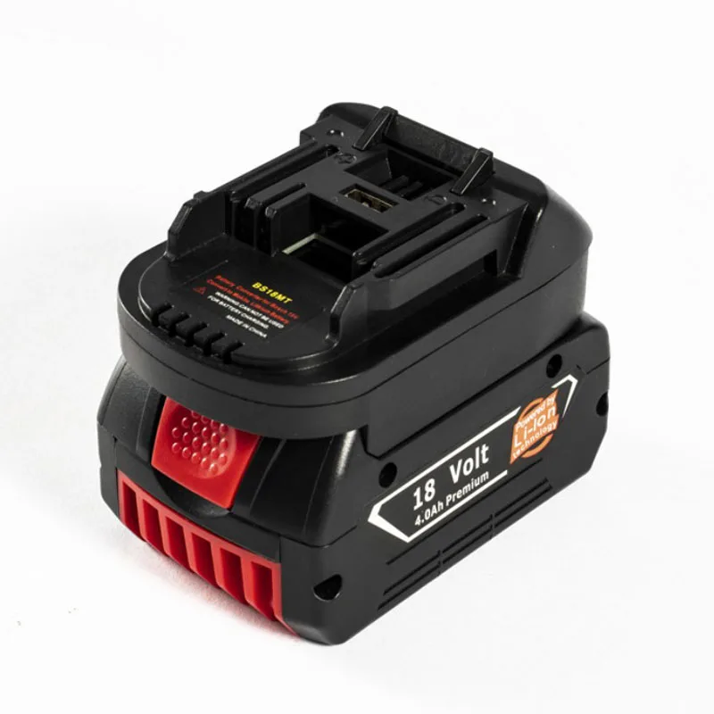 Переходник для аккумулятора BS18MT с USB Bosch 18 в BAT619G/620 преобразователь литиевых