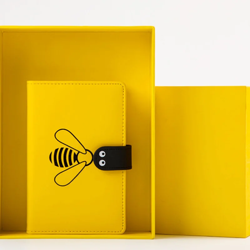Горячая-еженедельная сетка дневник записная книжка Милая пчела ежемесячная записная книжка замечательная дорожная книга