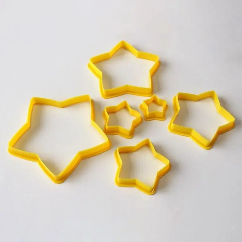 6 шт. формы для печенья DIY рождественские кухонные формы для выпечки форма для помады для бисквита для украшения торта праздничные инструменты для приготовления печенья инструменты для выпечки
