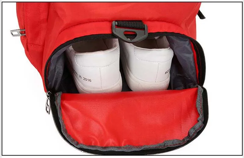 New Sport Gym Bag Men Women Outdoor Waterproof Backpack Separate Space For Shoes Handle Bag