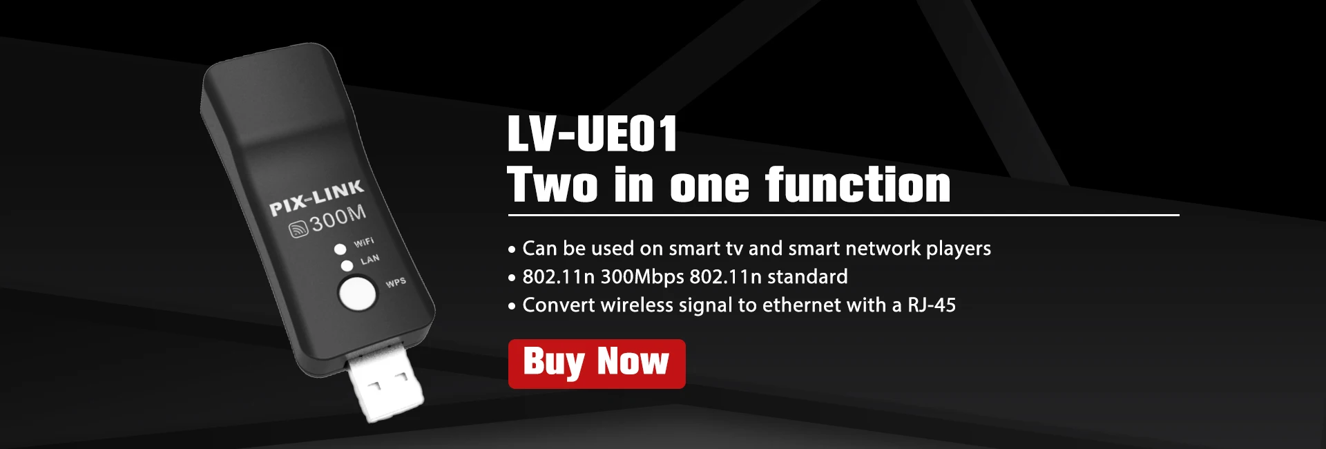 PIX-LINK Wireless Wifi Repeater Router 300Mbps Wi-Fi Range Extender Stable Single Ethernet Port Allows Function Wireless Adapter wps wifi extender