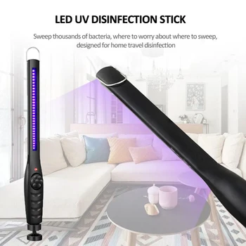 

Portable UV Sterilizer Light Stick For Home Hotel Handheld LED UV Lamp Germicidal Cleaning Tool with 30 Light Beads