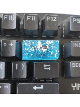 

1Pc 2U Handmade Customized OEM R4 Profile Resin Keycap for Cherry MX Switches Mechanical Keyboard RGB Translucent Keycap