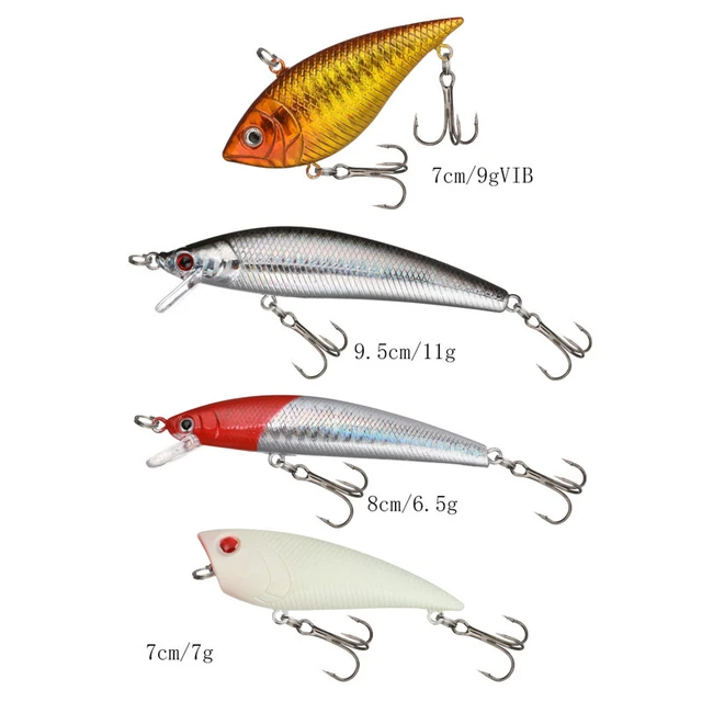 JYJ box package Hard plastic ABS wobbler minnow crankbait VIBE