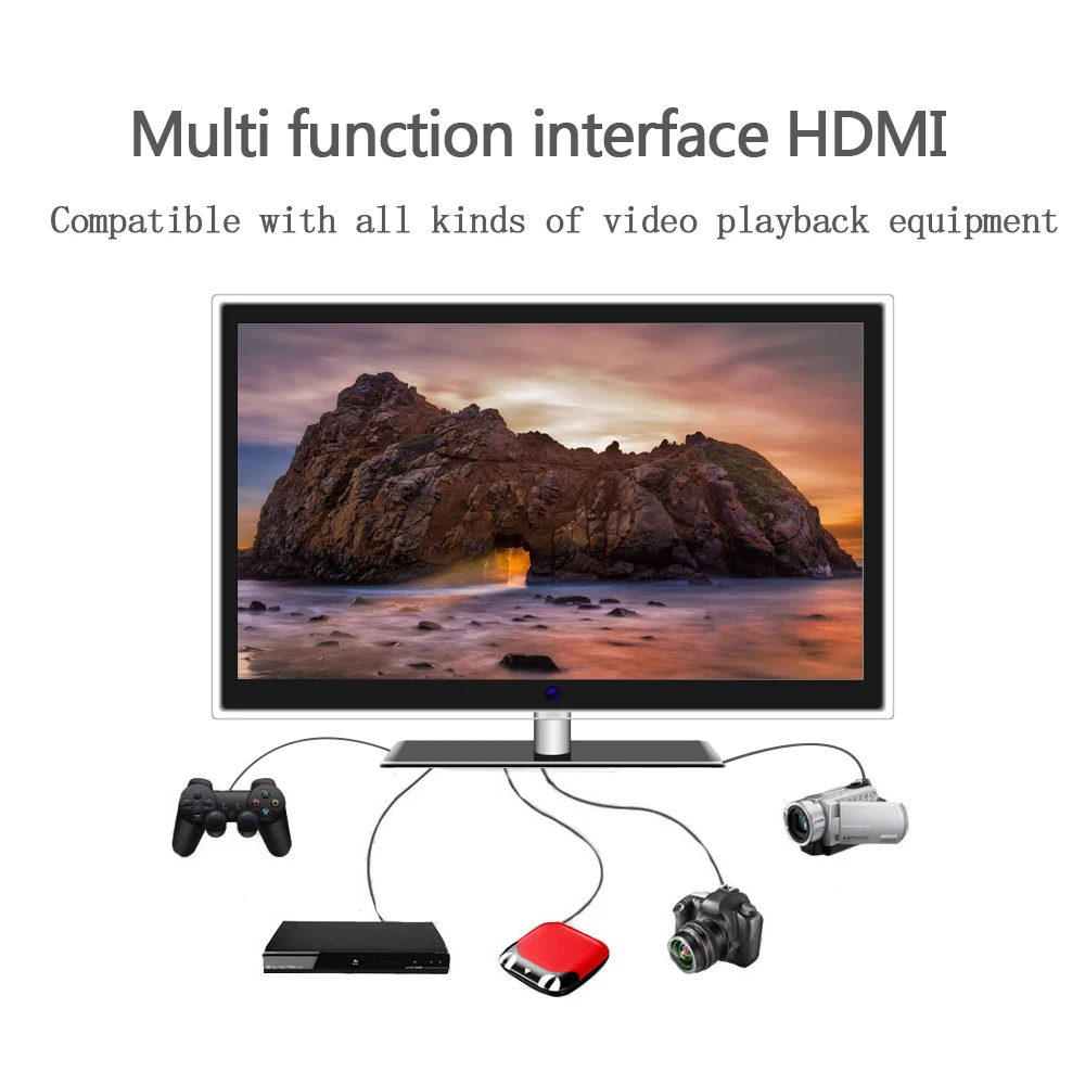 HDMI кабель сплиттер переключатель 4K * 2K 60Hz высокоскоростной hdmi удлинитель для
