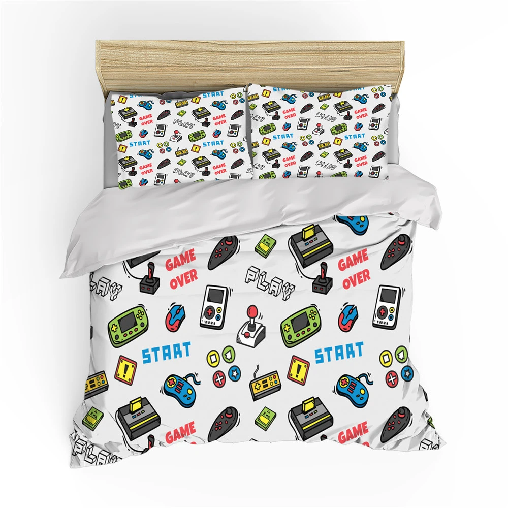 boys double bed quilt cover