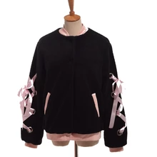 1 предмет; милая флисовая куртка для девочек; зимнее пальто с бантом из ленты; Верхняя одежда; цвет белый, черный