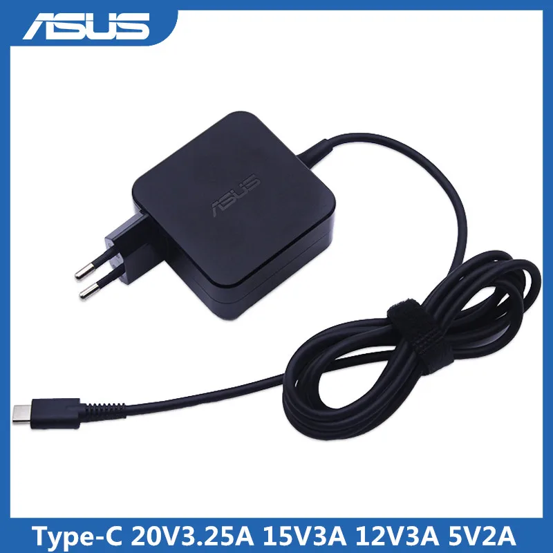 20V 3.25A 15V 3A 9V 3A 12V 3A 5V 2A usb type-C 65W адаптер для ноутбука Зарядное устройство для lenovo ThinkPad Ac адаптер питания для ноутбука Asus